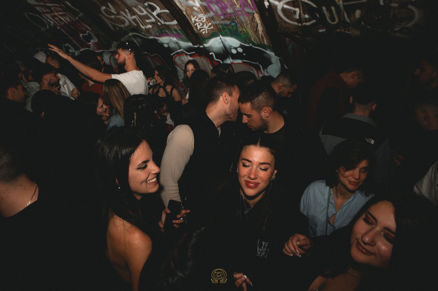 Alpha Omega Party audience on the dance floor