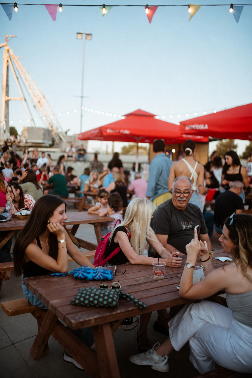 Guests enjoying the Fuse Festival atmosphere