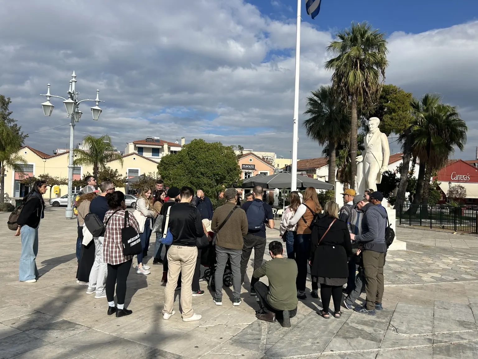 Guests taking part in the guided Nafplio tour